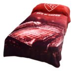 Frazada Manta River Boca Original Luminosa 1 Plaza Y Media