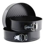 Molde Torta Desmontable 6 N°18/20/22/24/26/28 Cm Color Negro