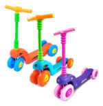 Monopatín Infantil De Pie Quickly Vegui Unisex 4 Ruedas Color Naranja - Imagen 4