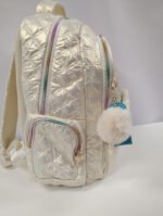 Mochila Escolar Urbana Puffer Nena Infantil Tornasolada - Imagen 4