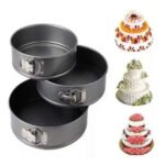 Set De Moldes Para Torta Repostería 24cm, 26cm Y 28cm Ms