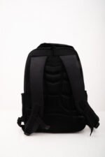 Mochila Porta Notebook Urbana Escolar Ejecutiva Acolchada Color Azul Oscuro Diseño De La Tela Liso - Imagen 3