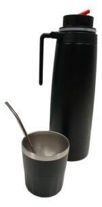 Combo Set Termo Mate Bombilla Acero Inoxidable 1,3 Litros - Imagen 8