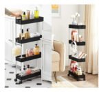 Carrito Organizador De Cocina Angosto Con 4 Estantes Ruedas - Imagen 5