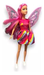 Muñeca Tiny Hada Mágica Con Alas Brillos Juguete Vs Colores - Imagen 5