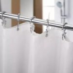 Ganchos Cortina Doble Roller Baño X12 Metálico Acero Inoxida - Imagen 2
