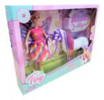 Muñeca Tiny Hada Y Su Unicornio Brillos Y Magia Cod 53902 - Imagen 3