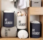 Canasto Organizador Ropa Sucia Cesto Semi Rígido Plegable - Imagen 15