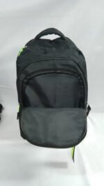 Mochila Clasica Cierres 52x33x14 Reforzada Escolar Urbana Color Verde Diseño De La Tela Liso - Imagen 6