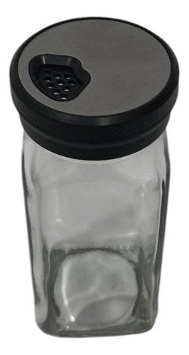 12 Especieros Vidrio Metal Organizador Cocina Color Especiero 8348