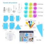 Set Picos Pasteleros 63 Piezas Manga Cornet Decoracion Torta - Imagen 3