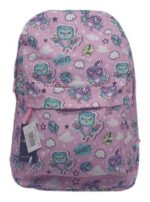 Mochila Escolar Colegio Nena Nene Porta Notebook Babymovil Color Rosa Buhos Diseño De La Tela Estampado