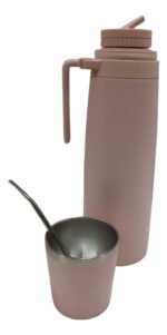 Combo Set Termo Mate Bombilla Acero Inoxidable 1,3 Litros - Imagen 7