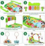 Gimnasio Manta  Bebe Con Piano Musical Cici Babymovil - Imagen 9