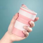 Vaso Plegable Jarro Térmico Mug Silicona Involcable Agarre - Imagen 14