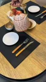 Set X 6 Individuales De Mesa Simil Cuero Impermeable Premium - Imagen 10