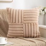 Funda Almohadon Pelo Corto Felpa Nordico Decorativo 45x45cm