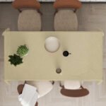 Mantel Mesa Rectangular Antimancha 250 X 140 Lisos Labrado - Imagen 7