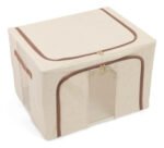 Organizador Placard Ropa Frazada Plegable Con Visor 50x40x31 - Imagen 2