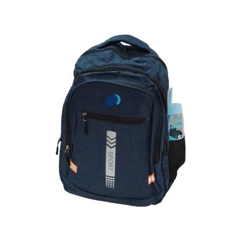 Mochila Viaje Escolar Urbana Reforzada Resistente Babymovil Color Azul Diseño De La Tela Liso