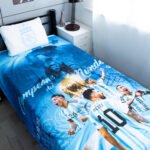 Juego Sabana Infantil Futbol 1 1/2 Pza Argentina River Boca - Imagen 4