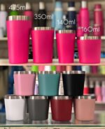 Kit Set X 4 Vasos Termico Acero Inoxidable Camping Babymovil - Imagen 4