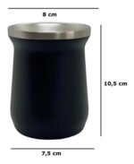 Mate Clasico Acero Inoxidable Doble Pared Termico Premium - Imagen 14