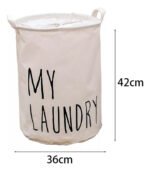 Canasto Organizador Ropa Sucia Cesto Semi Rígido Plegable - Imagen 16