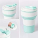 Vaso Plegable Jarro Térmico Mug Silicona Involcable Agarre - Imagen 11