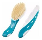 Set Bebe Peine Y Cepillo Cerdas Naturales Nuk Babymovil - Imagen 2