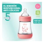 Mamadera Chicco Perfect5 150ml Flujo Lento 0m+ Rosa - Imagen 2