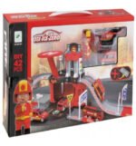 Pista Auto Juguete Estacion Bombero Policia Construccion - Imagen 7