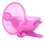 Bowl Plato Tapa Cuchara Easy Go Nuby 6m+ Babymovil 5419