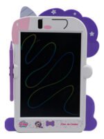 Pizarra Mágica Multicolor Tablet Tiny Escritura Rosa Rosa Ju - Imagen 2