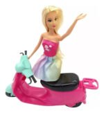 Juguete Muñeca 30cm Kiara Y Su Moto Accesorios Babymovil - Imagen 2