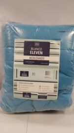 Acolchado Blanco París 2 1/2 Liso Reversible Doble Faz - Imagen 59