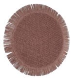 Mantel Individual Con Flecos Plato De Sitio 38cm - Imagen 2