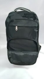 Mochila Reforzada Estilo Urbana 47x32x14 Clasica Escolar Color Negro Diseño De La Tela Liso