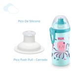 Vaso Antiderrame Junior Cup Cambio Color Nuk Color Azul Pez - Imagen 3