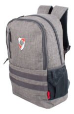 Mochila River Plate Urbana Con 3 Bolsillos 23l Color Gris Lisa - Imagen 3