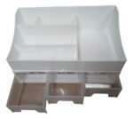 Organizador De Escritorio Maquillaje Cajonera 3 Cajones Kuma - Imagen 2
