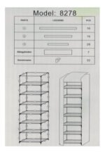 Botinero Organizador De Botas Zapatos 7 Estantes Ms - Imagen 2