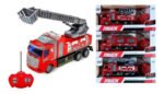 Juguete Camion Control Remoto Bombero Policia Construccion Color Bombero Escalera Móvil - Imagen 2
