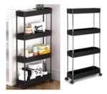 Carrito Organizador De Cocina Angosto Con 4 Estantes Ruedas - Imagen 10