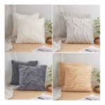 Funda Almohadon Entre Línea Felpa Nordico Decorativo 45x45cm - Imagen 13