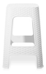 Banqueta Apilable Simil Ratan Plastico Banquitobabymovil - Imagen 7