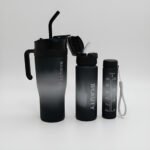 Set De 3 Botellas Deportiva Motivacional Medidor Gimnasio - Imagen 5