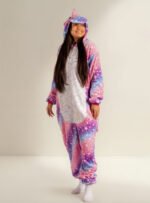 Pijama Nena Abrigado Enterito Disfraz Unicornio Suave - Imagen 12