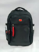 Mochila Clasica Cierres 52x33x14 Reforzada Escolar Urbana Color Rojo Diseño De La Tela Liso