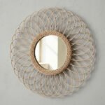 Espejo Redondo 60cm Circular Decorativo Mimbre - Imagen 4